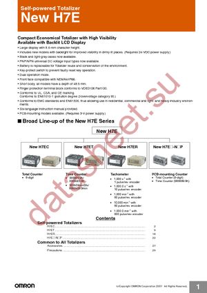H7EC-NFV-B datasheet  